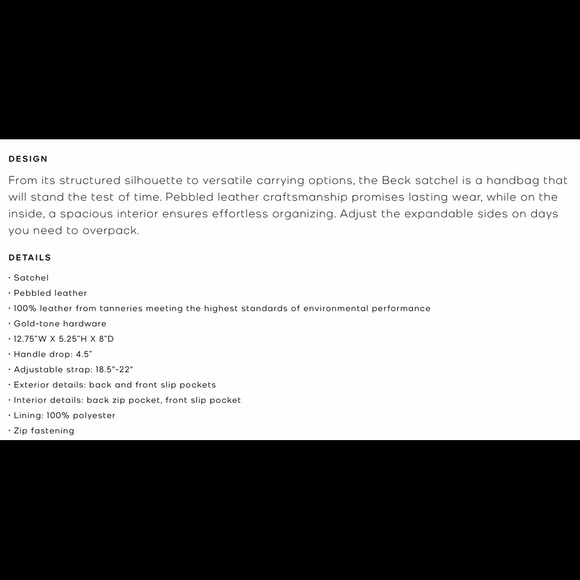 Michael Michael Kors Beck Medium Leather Satchel - Picture 4 of 11